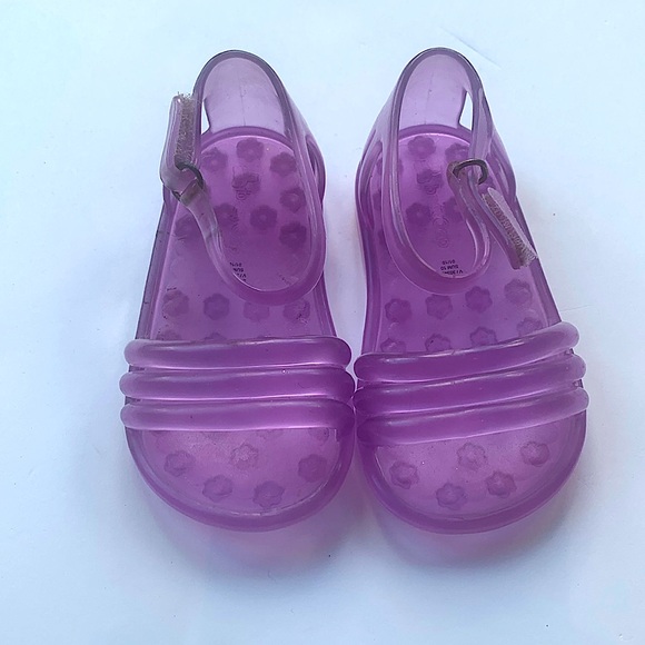 Baby GAP Size 3 Purple Jelly Sandals - Picture 1 of 1